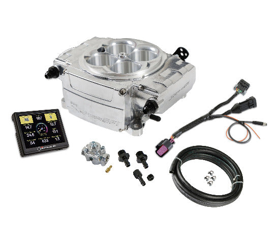 Holley Sniper EFI 550-510-3AE SNIPER 2 EFI UPGRADE KIT W/ REGULATOR - POLISHED
