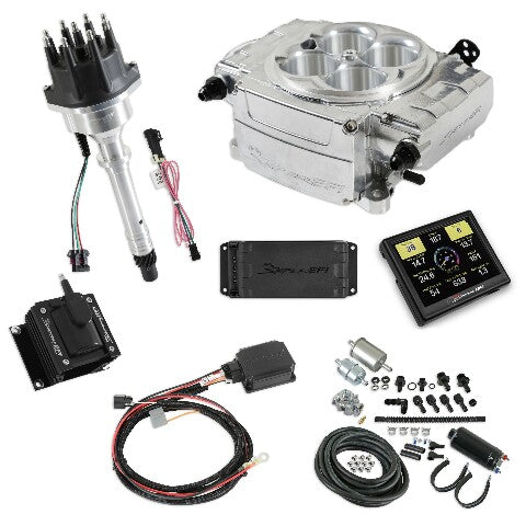 Holley Sniper EFI SNIPER 2 3.5" PDM MSTR KIT, POL, SBC IGN PN. 550-510-3PK-SBC