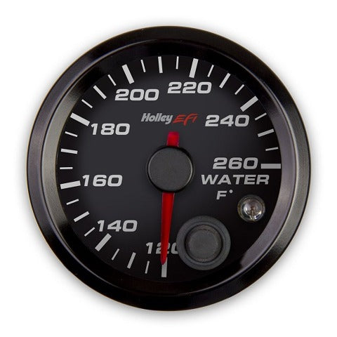 Holley EFI 553-128 2-1/16 COOLANT TEMP GAUGE, 120-260F, CAN
