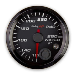 Holley EFI 553-128 2-1/16 COOLANT TEMP GAUGE, 120-260F, CAN