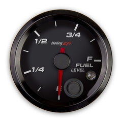 Holley EFI 553-133 2-1/16 FUEL LEVEL GAUGE, PROGRAMMABLE, B