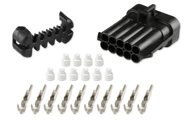 Holley EFI 570-204 METRIPACK, 10 CAVITY, MALE, BLACK