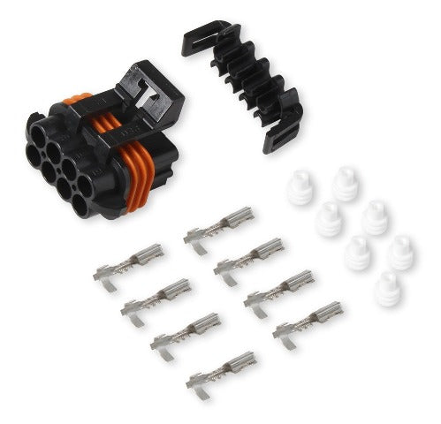Holley EFI 570-209 METRIPACK, 8 CAVITY, FEMALE, BLACK