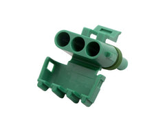 Holley EFI 570-212 WEATHER PACK, 3 CAVITY, TOWER, GREEN