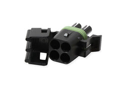 Holley EFI 570-214 WEATHER PACK, 4 CAVITY, TOWER, BLACK
