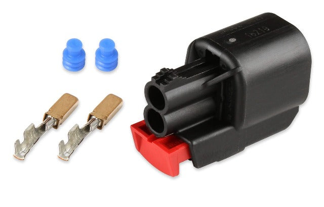 Holley EFI 570-226 MX 150, 2 CAVITY, FEMALE, BLACK