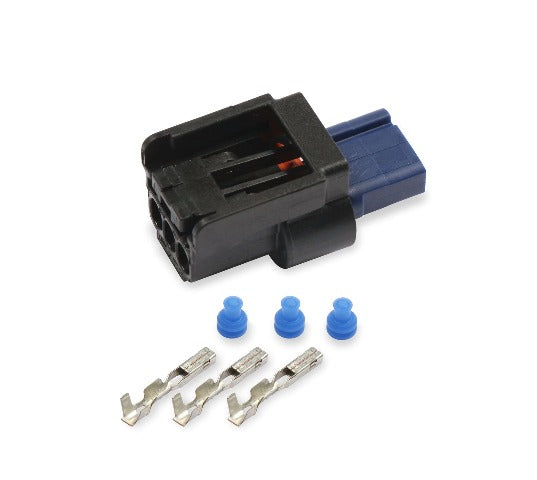 Holley EFI 570-234 APEX 1.2, 3 CAVITY, FEMALE, BLK HOUSING