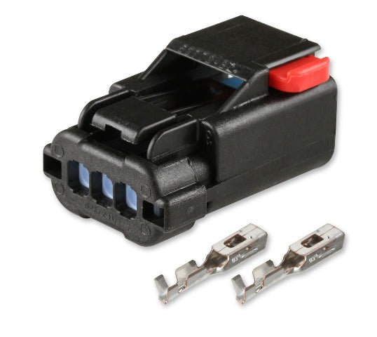 Holley EFI 570-235 APEX 2.8, 3 CAVITY, FEMALE, BLK HOUSING