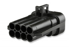 Holley EFI 570-300 METRIPACK, 8 PIN, MALE, BLACK (10-PACK)