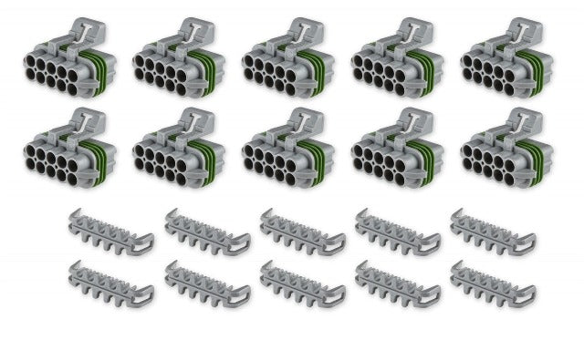 Holley EFI 570-302 METRIPACK, 10 CAVITY, FEMALE, GREY