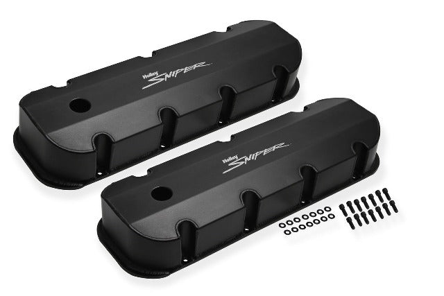 Holley Sniper EFI 890004B SNIPER BBC FAB ALUM VALVE CVR, BLK