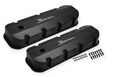 Holley Sniper EFI 890004B SNIPER BBC FAB ALUM VALVE CVR, BLK