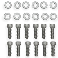 Holley Sniper EFI 891004 VALVE COVER HARDWARE KIT SILVER (BBM)