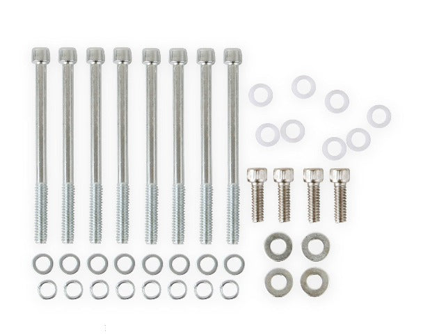 Holley Sniper EFI 891005 VALVE COVER HARDWARE KIT SILVER (BBM)