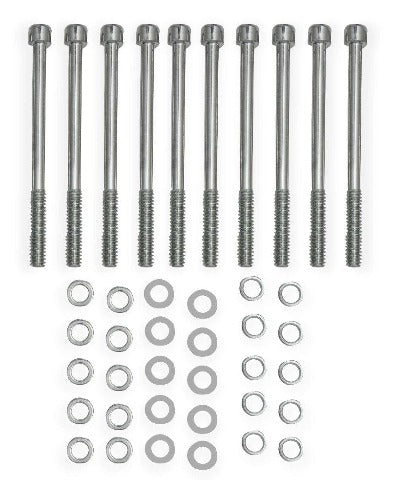 Holley Sniper EFI 891006 VALVE COVER HARDWARE KIT SILVER (SBM)