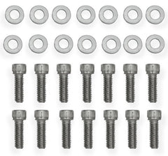 Holley Sniper EFI 891008 VALVE COVER HARDWARE KIT SILVER (BBC)