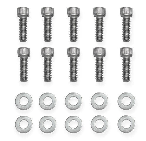 Holley Sniper EFI 891013 VALVE COVER HARDWARE KIT SLVR (FORD FE)