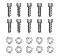 Holley Sniper EFI 891013 VALVE COVER HARDWARE KIT SLVR (FORD FE)