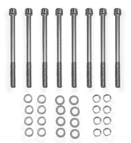 Holley Sniper EFI 891014 VALVE COVER HARDWARE KIT SILVER (SBC)