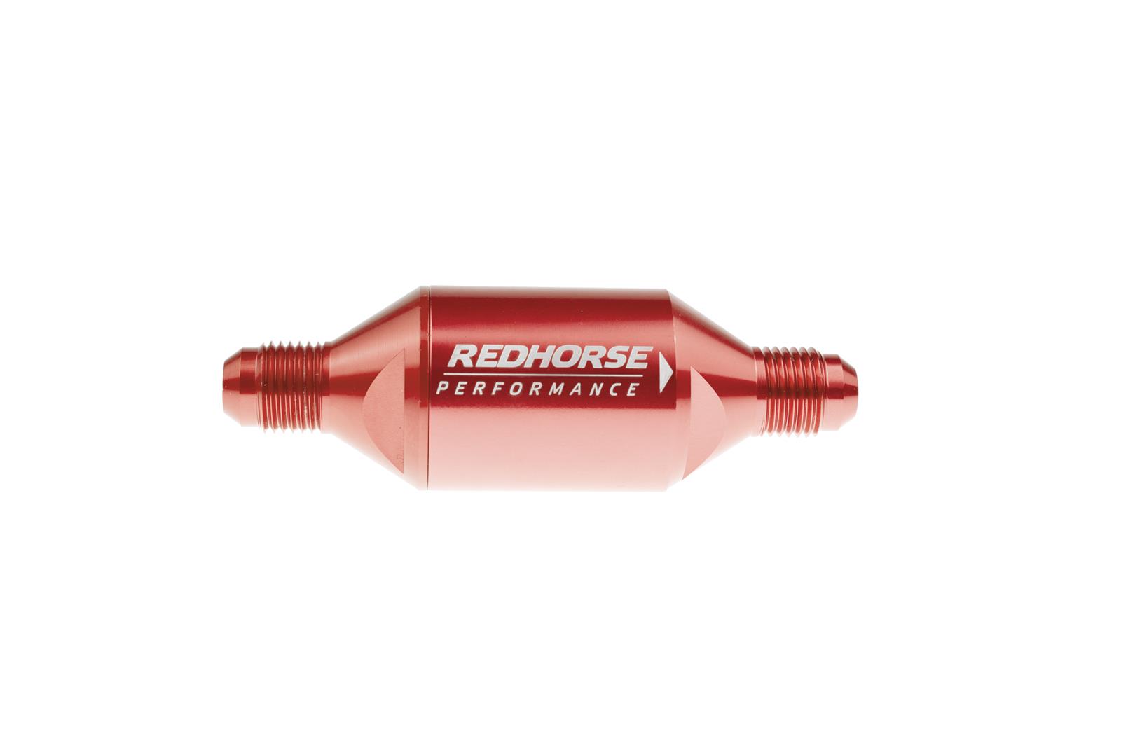 Redhorse Performance 4152-06-3 -06 inlet -06 outlet AN One Way Check Valve - red