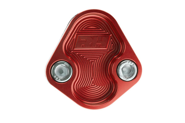 Redhorse Performance 4810-302-3 Aluminum Block-Off Plate for General Ford Except 351C, 351M  and  400 ENGINE - Red