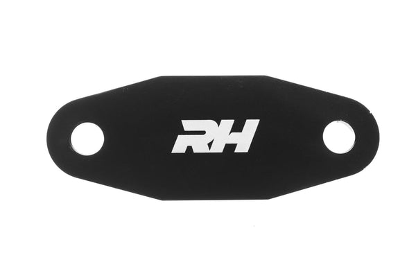 Redhorse Performance 4810-400-2 Aluminum Block-Off Plate for Ford 351C, 351M  and  400 ENGINE - Black