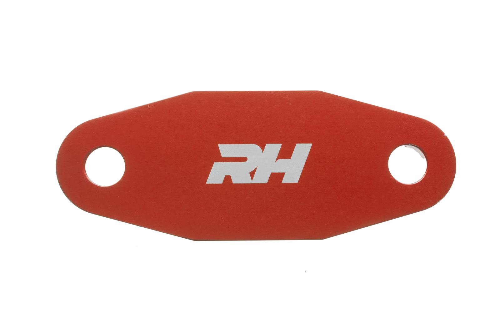Redhorse Performance 4810-400-3 Aluminum Block-Off Plate for Ford 351C, 351M  and  400 ENGINE - Red
