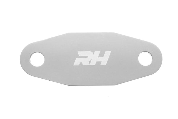 Redhorse Performance 4810-400-5 Aluminum Block-Off Plate for Ford 351C, 351M  and  400 ENGINE - Clear