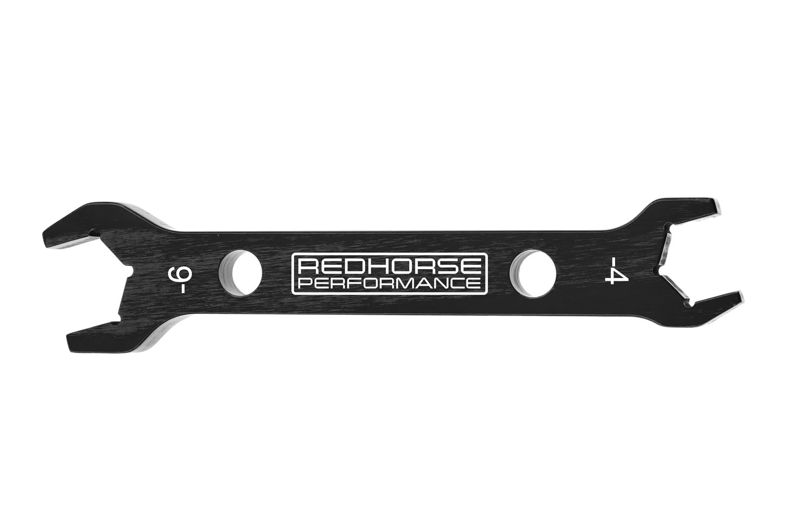 Redhorse Performance 5468-04-2 Double-ended aluminum AN wrench AN -04 Nut to AN -06 Nut - black