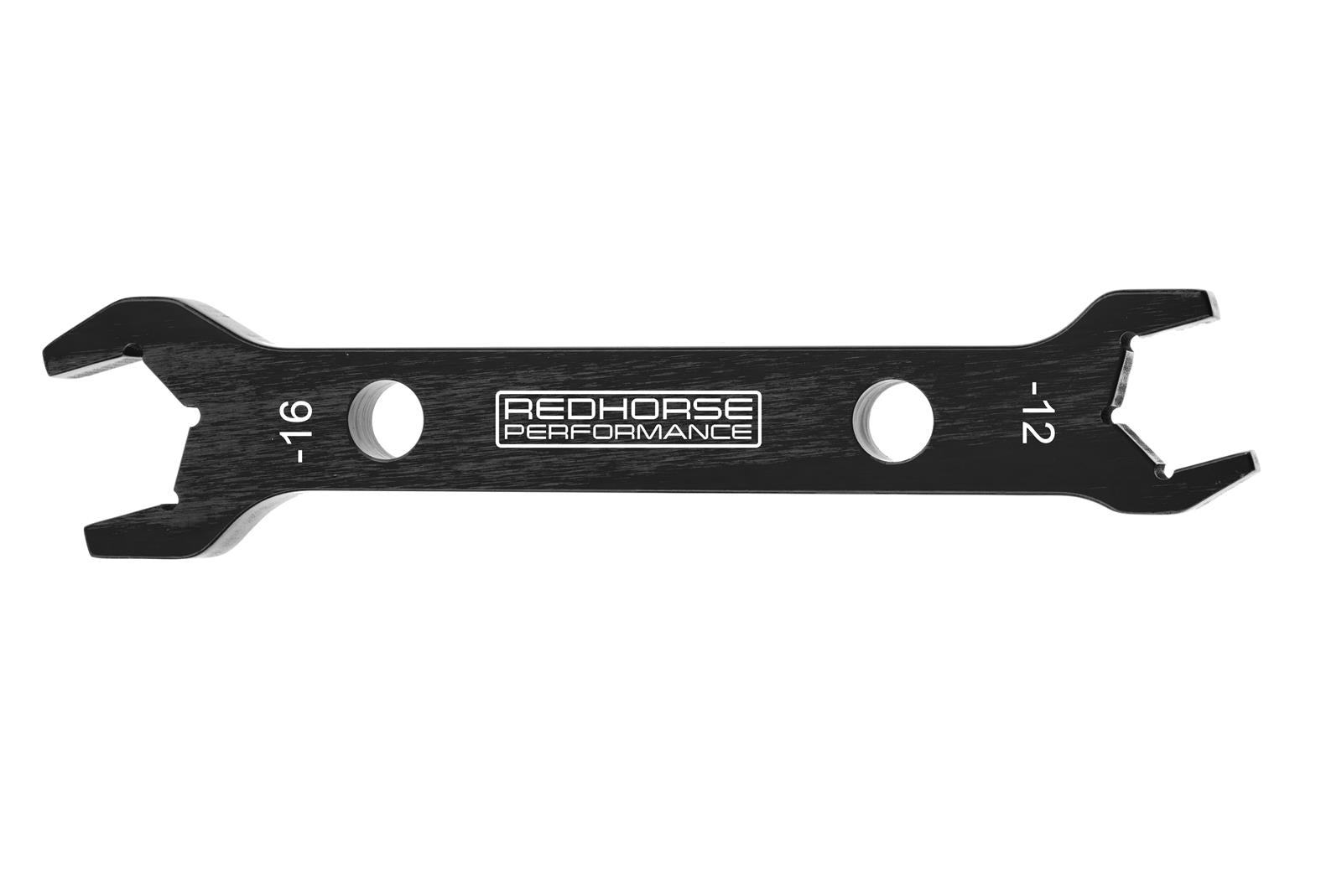 Redhorse Performance 5468-12-2 Double-ended aluminum AN wrench AN -12 Nut to AN -16 NUT - black