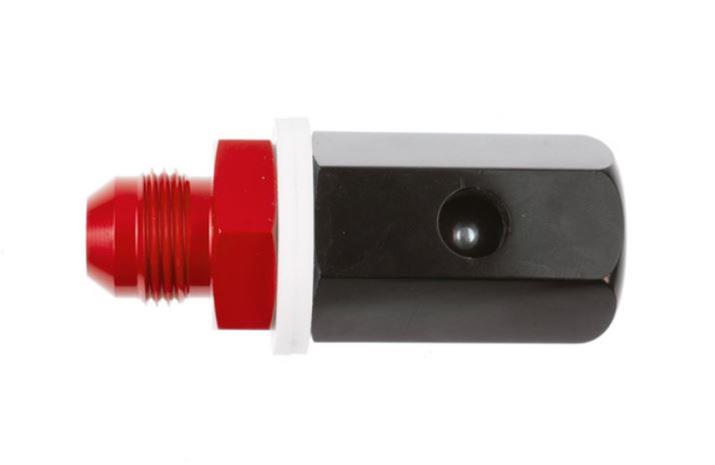 Redhorse Performance 566-06-3 -06 AN Male roll over vent valve - red