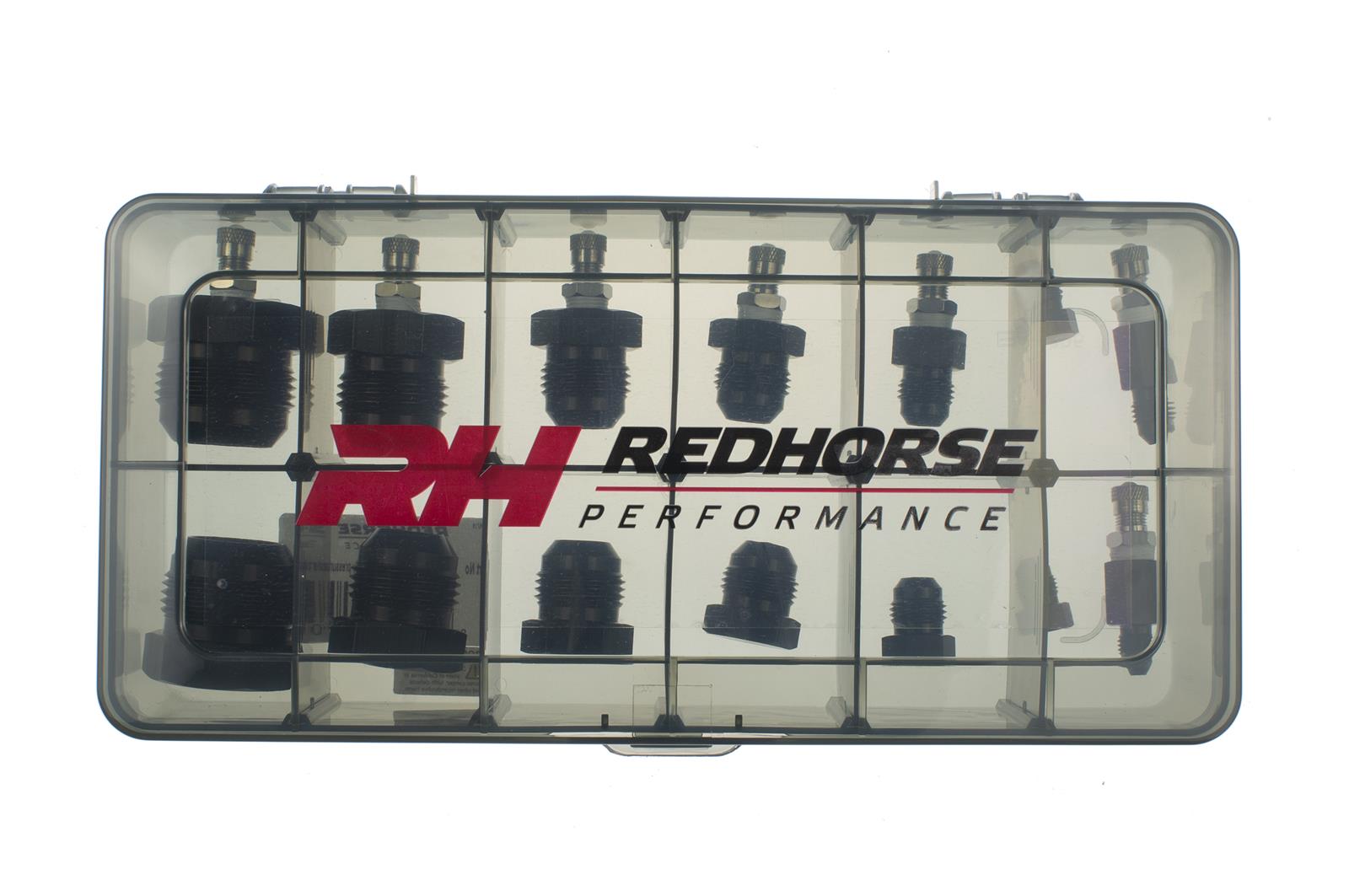 Redhorse Performance 5666-2 AN hose assembly pressure test kit - black