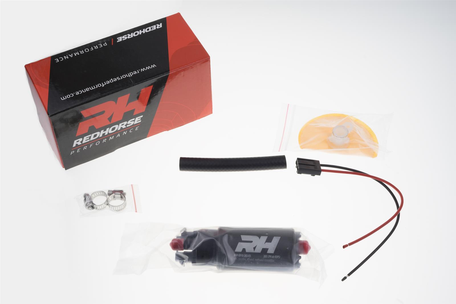 Redhorse Performance 6910-265-01 E85 Compatible In Tank Fuel Pump 265 LPH - Center Inlet