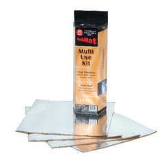 Hushmat 10151 Multi Use Kit has 4 silver sheet of 12x11 in Ultra. Total 3.7 sqft.