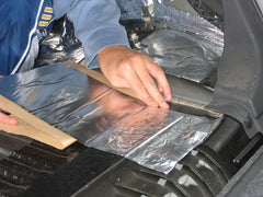 Hushmat 10151 Multi Use Kit has 4 silver sheet of 12x11 in Ultra. Total 3.7 sqft.