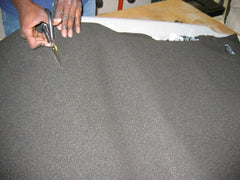 Hushmat 20100 Silencer Megabond Foam has 2 sheets of 23x36 in.1/8 in thick. Total 11.5 sqft.