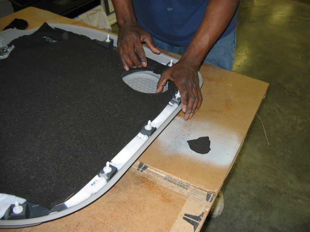 Hushmat 20200 Silencer Megabond Foam has 2 sheets of 23x36 in 1/4 in thick. Total 11.5 sqft.