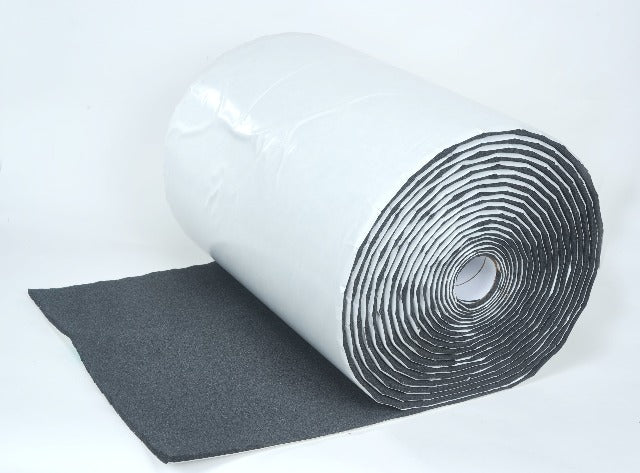 Hushmat 22500 1 Roll of 24 in x 50 ft 1/2 in Silencer w/Pres sens adhesive. Total 100 sqft.