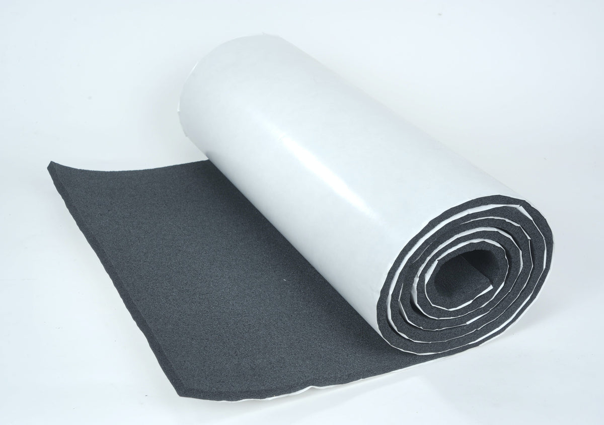 Hushmat 22510 1 Roll of 24 in x 10 ft 1/2 in Silencer w/Pres sens adhesive. Total 20 sqft.