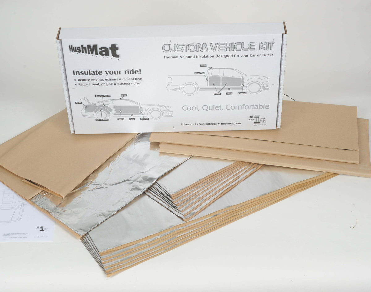 HushMat Custom-Fit Complete Vehicle Sound Deadening and Thermal Insulation Kit, Sedan 58470