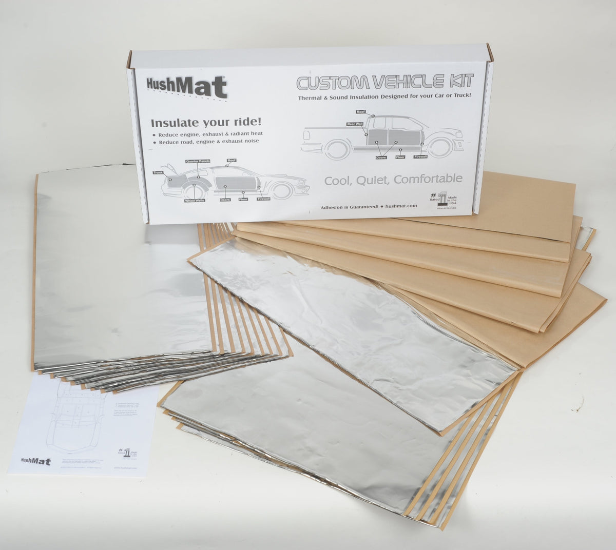 Hushmat 62555 Complete Vehicle Custom Insulation Kit
