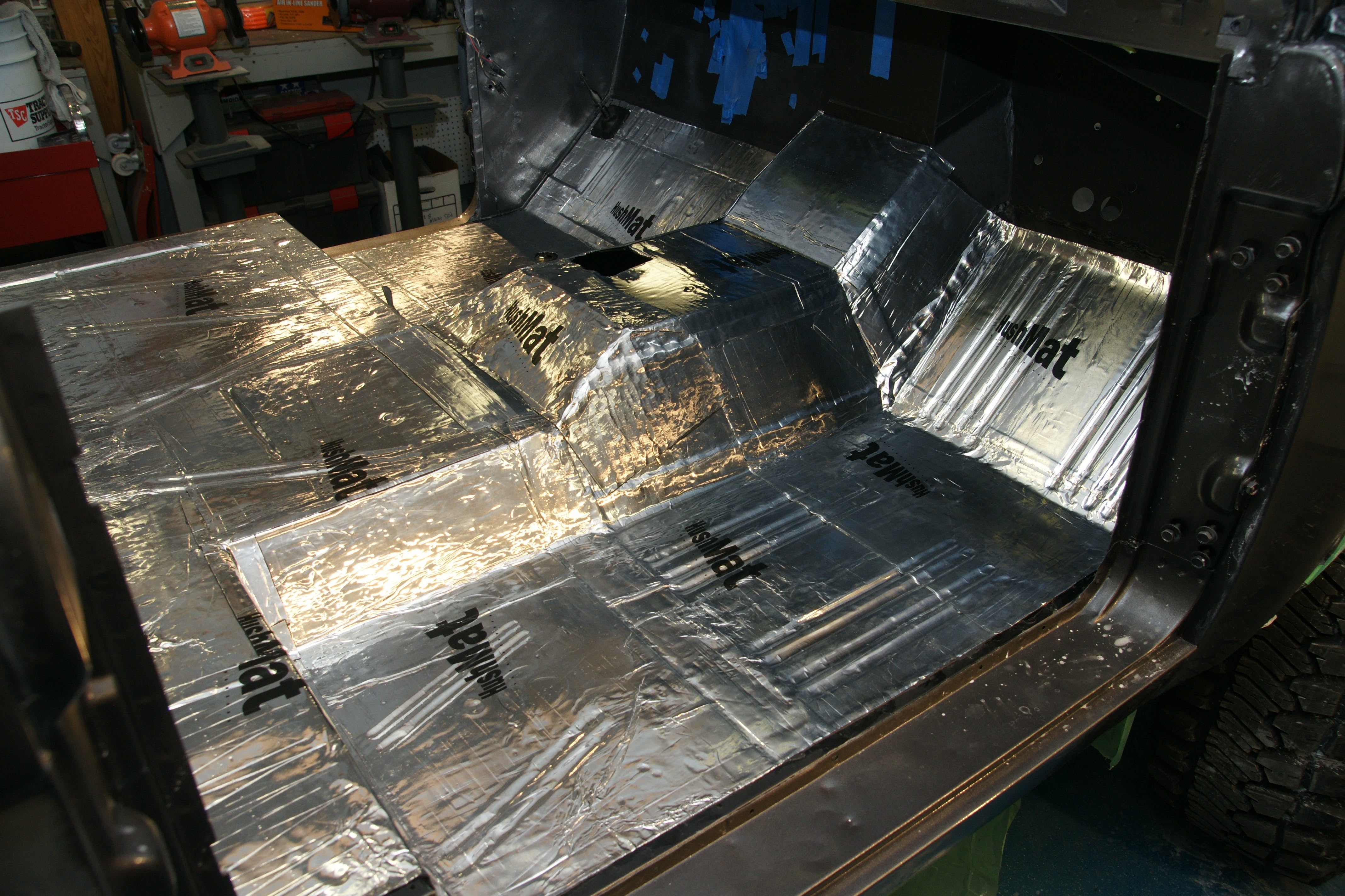 Hushmat 628661 Floor Pan Custom Insulation Kit