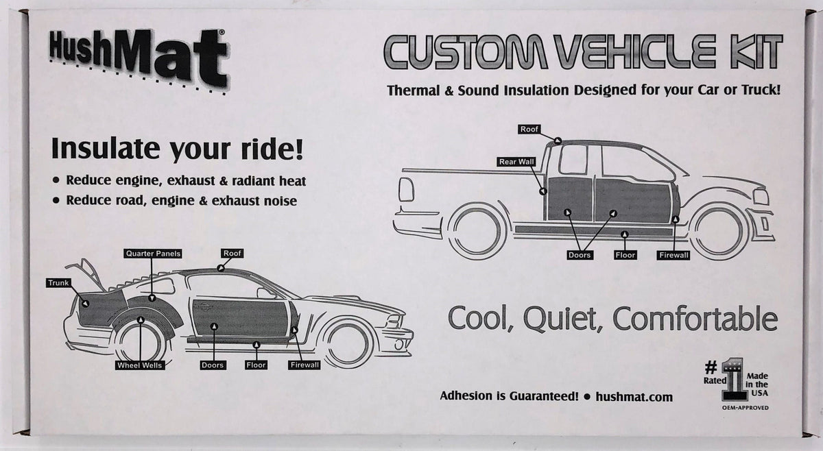Hushmat 72450 HushMat Subcompact 4 Door Insulation Kit