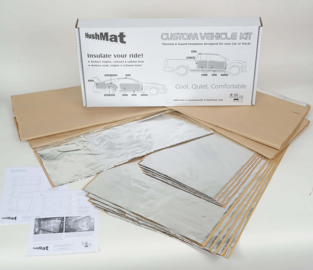 HushMat Custom-Fit Complete Vehicle Sound Deadening and Thermal Insulation Kit 73877