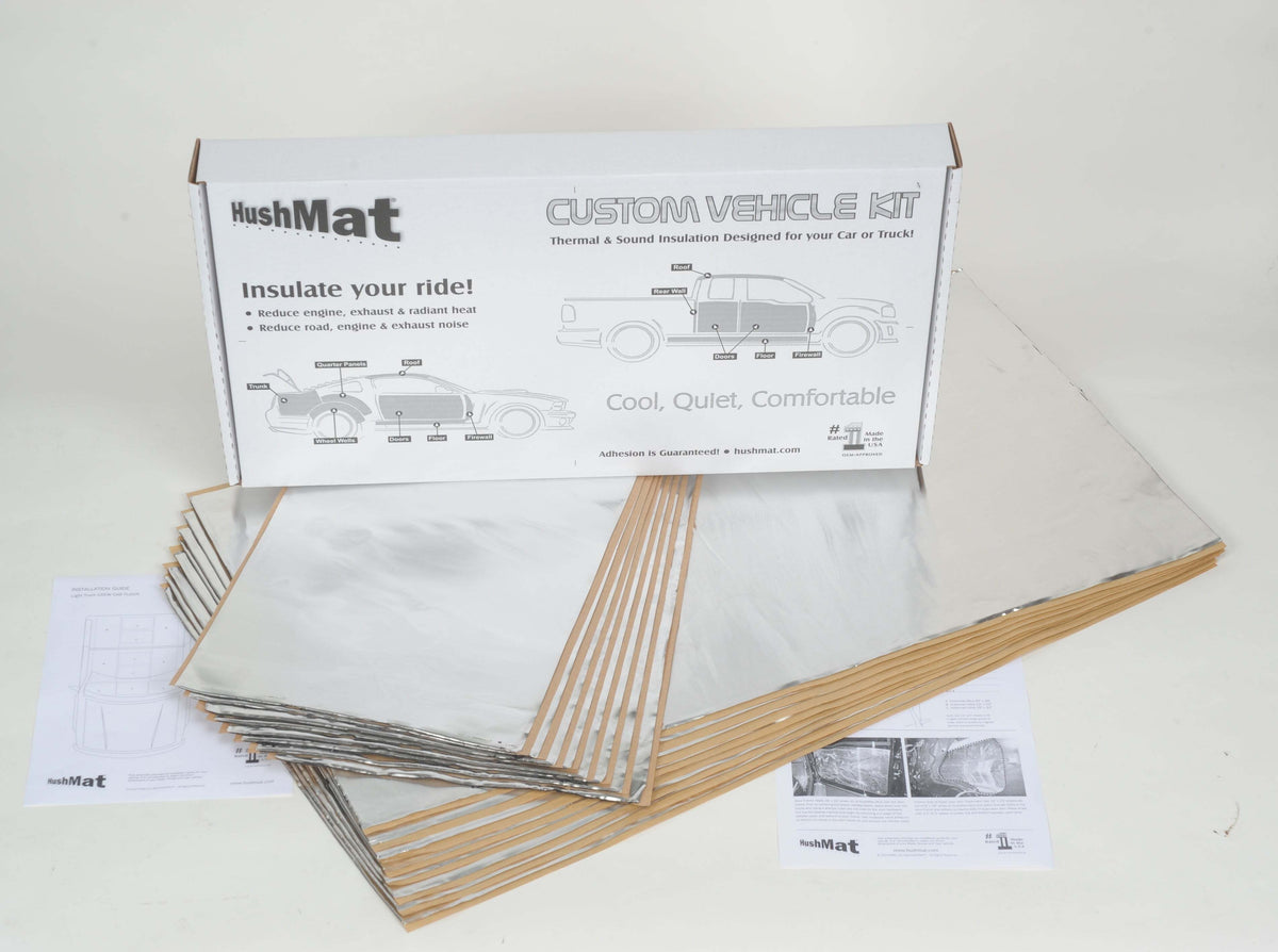 HushMat Custom-Fit Complete Vehicle Sound Deadening and Thermal Insulation Kit, 4-Door 73890