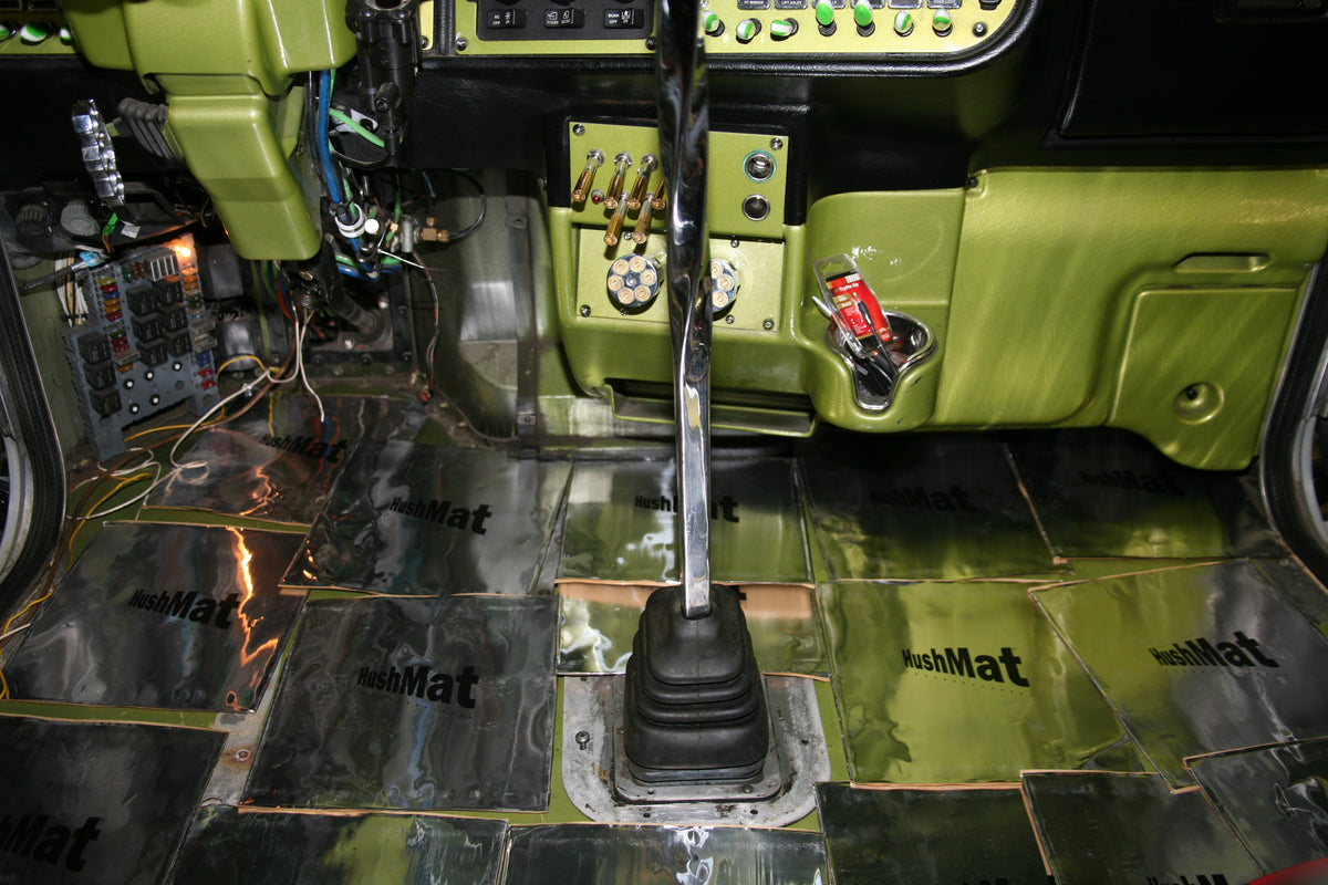 Hushmat 80003 Heavy duty HighTop with opening for sleeper to insulate both day cab/floor.