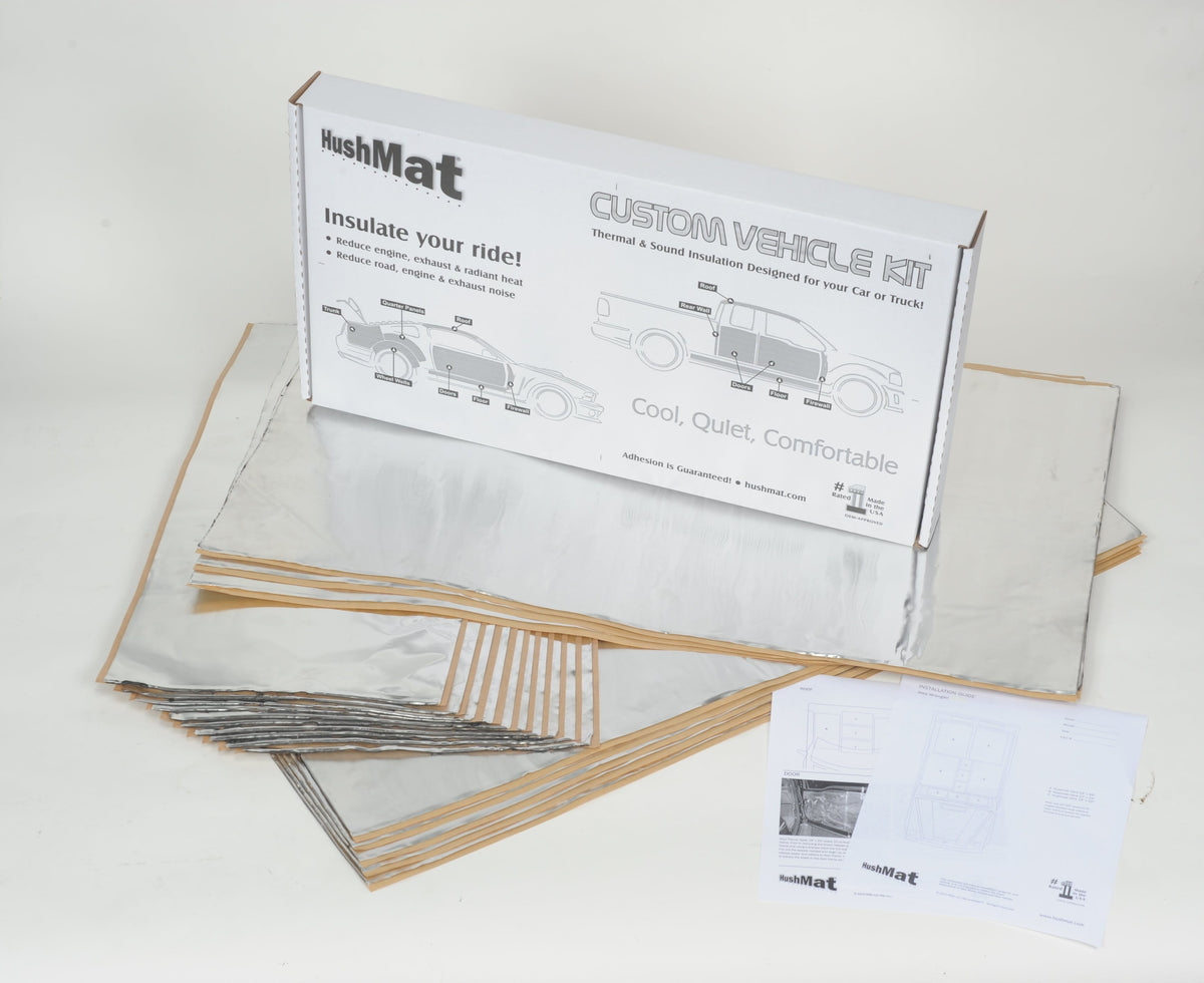 Hushmat 81101 Heavy duty FlatTop 36 in truck insulation kit for floor only.