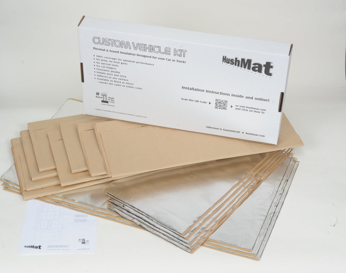 Hushmat 81110 Heavy duty HighTop 70 in truck insulation kit for floor and sleeper.