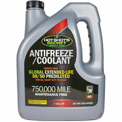 Hot Shots Secret 750K 50/50 RED ANTIFREEZE - 1 GALLON 1G750KR5050