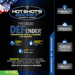 Hot Shot's Secret® Premium DEFender Crystal Eliminator & DEF Booster - 16 OZ Twin Neck